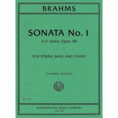 Brahms -- Sonata in E Minor, Op. 38 for Bass and Piano
