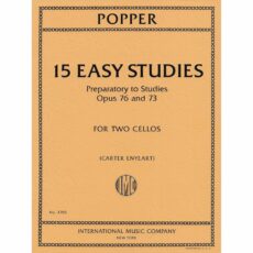 Popper -- 15 Easy Studies, Op. 76a for Two Cellos