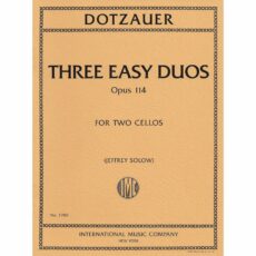 Dotzauer -- Three Easy Duos, Op. 114 for Two Cellos