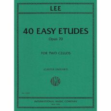 Lee -- 40 Easy Etudes, Op. 70 for Two Cellos