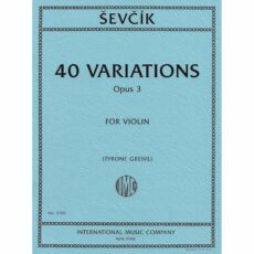 Sevcik -- 40 Variations, Op. 3 for Violin