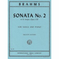 Brahms -- Sonata No. 2 in E-flat Major, Op. 120 for Viola and Piano