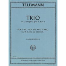 Telemann -- Trio in E-flat Major, Op. 1, No. 3 for Two Violins and Piano