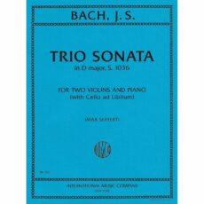 Bach -- Trio Sonata in D Major, S. 1036 for Two Violins and Piano