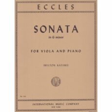 Eccles -- Sonata in G Minor for Viola and Piano