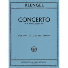 Klengel -- Concerto in E Minor, Op. 45 for Two Cellos and Piano