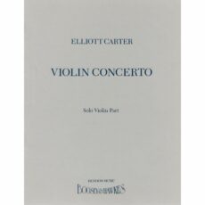 Carter -- Violin Concerto: Solo Violin Part