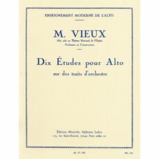 Vieux -- Six Orchestral Studies for Viola