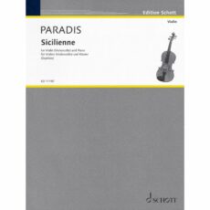 Dushkin/Paradis -- Sicilienne for Violin or Cello and Piano