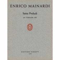 Mainardi -- Seven Preludes for Solo Cello