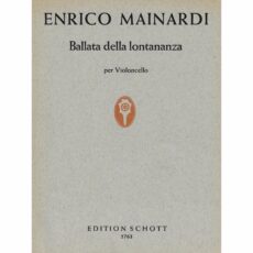 Mainardi -- Ballata della lontananza for Solo Cello