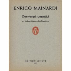 Mainardi -- Due tempi romantici for Piano Trio