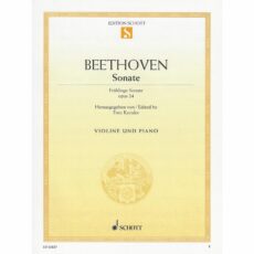 Beethoven -- Sonata, Op. 24 (Spring Sonata) for Violin and Piano