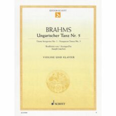 Brahms -- Hungarian Dance No. 5 for Violin and Piano