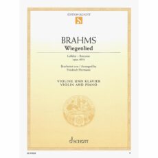 Brahms -- Lullaby, Op. 49, No. 4 for Violin and Piano
