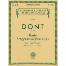Dont -- Thirty Progressive Exercises, Op. 38 for Two Violins
