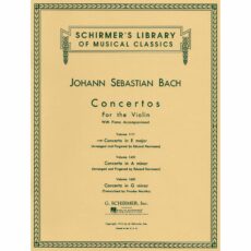 Bach -- Concerto in E Major for Violin and Piano