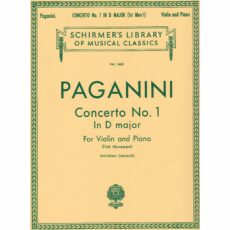 Paganini -- Concerto No. 1 in D Major, Op. 6 (First Movement) for Violin and Piano