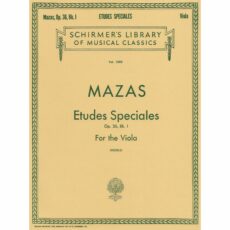 Mazas -- Etudes Speciales, Op. 36, Book 1 for Viola