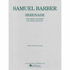 Barber -- Serenade, Op. 1 for String Quartet