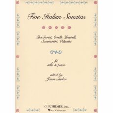 Five Italian Sonatas for Cello and Piano