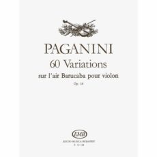 Paganini -- Barucaba Variations, Op. 14 for Solo Violin