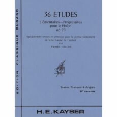 Kayser -- 36 Etudes, Op. 20, Book 1-3 for Violin