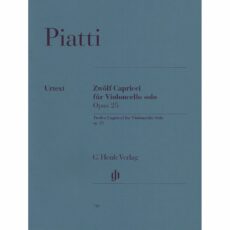 PIatti -- Twelve Caprices, Op. 25 for Cello