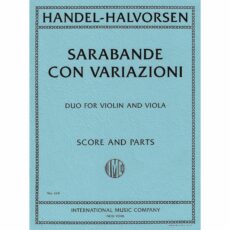 Handel -- Sarabande con Variazioni for Violin and Viola