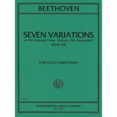 Beethoven -- Seven Variations on "Bei Mannern" from Mozart's Die Zauberflote, WoO 46 for Cello and Piano