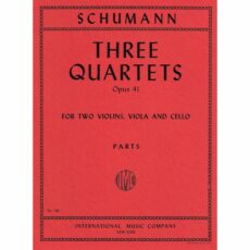 Schumann -- Three String Quartets, Op. 41
