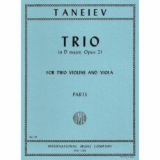 Taneyev -- Trio in D Major, Op. 21 for Two Violins and Viola