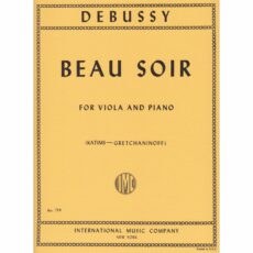 Debussy -- Beau Soir for Viola and Piano