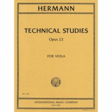 Hermann -- Technical Studies, Op. 22 for Viola