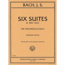 Bach -- Six Suites, BWV 1007-1012 for Solo Cello