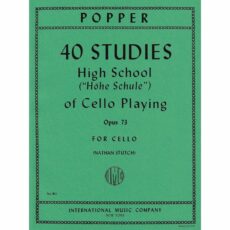 Popper -- The High School of Cello Playing, Op. 73