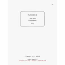 Bridge -- Three Idylls for String Quartet