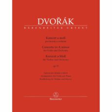 Dvorak -- Concerto in A Minor, Op. 53 for Violin and Piano