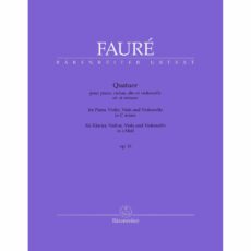 Faure -- Piano Quartet in C Minor, Op. 15