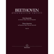 Beethoven -- Three Piano Quartets, WoO 36