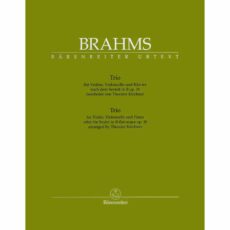 Brahms -- Piano Trio (after the String Sextet, Op. 18)