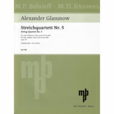 Glazunov -- String Quartet No. 5 in D Minor, Op. 70