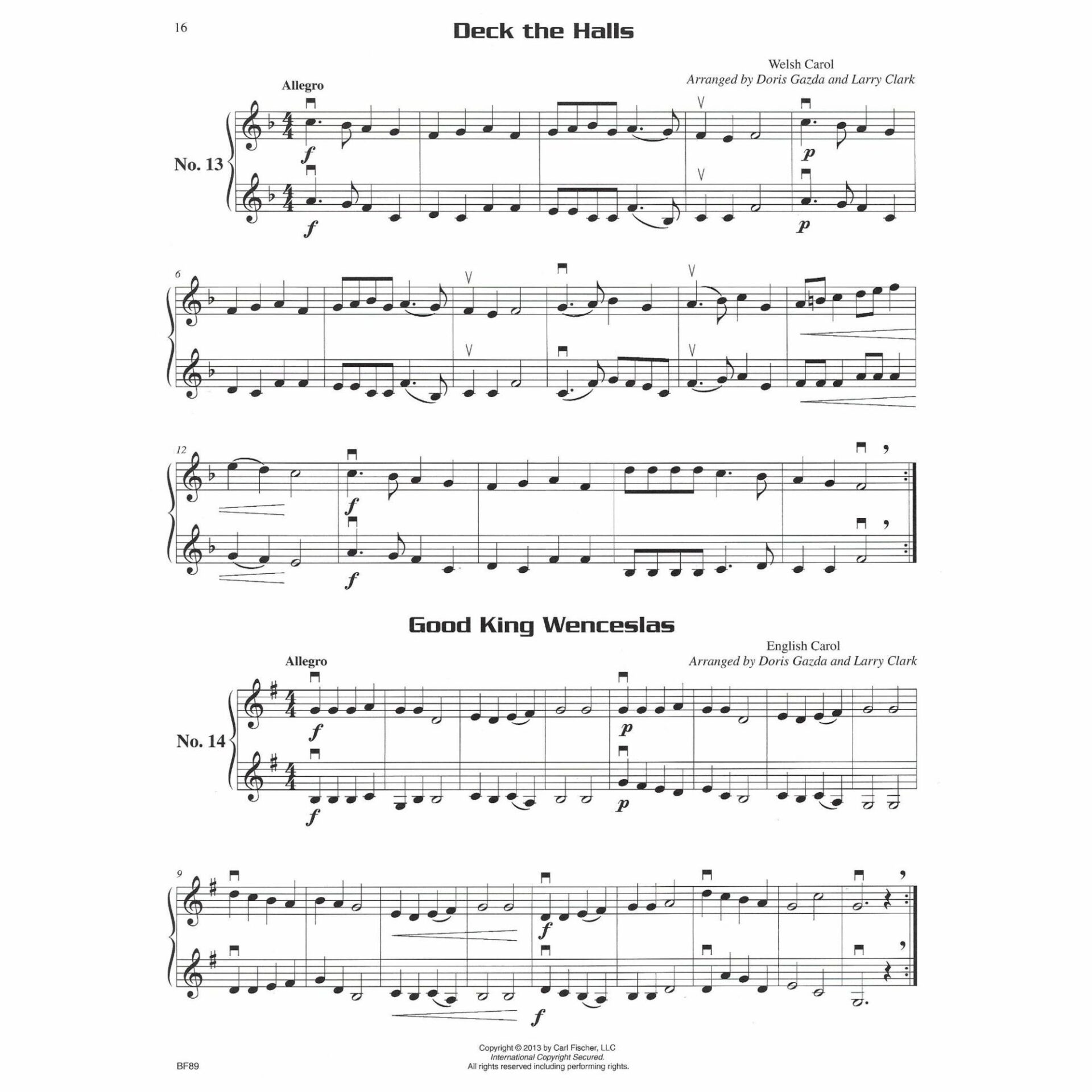 Sample: Violin (Pg. 16)
