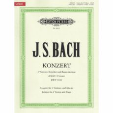 Bach -- Concerto in D Minor, BWV 1043 for Two Violins and Piano
