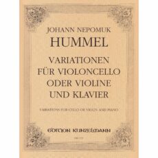 Hummel - Variations for Cello or Violin and Piano