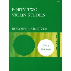 Kreutzer -- Forty Two Violin Studies