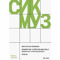 Weinberg -- Sonata No. 2, Op. 95 for Violin Solo