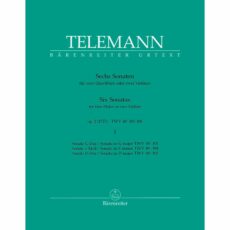 Telemann -- Six Sonatas, Op. 2, Vols. I-II for Two Violins