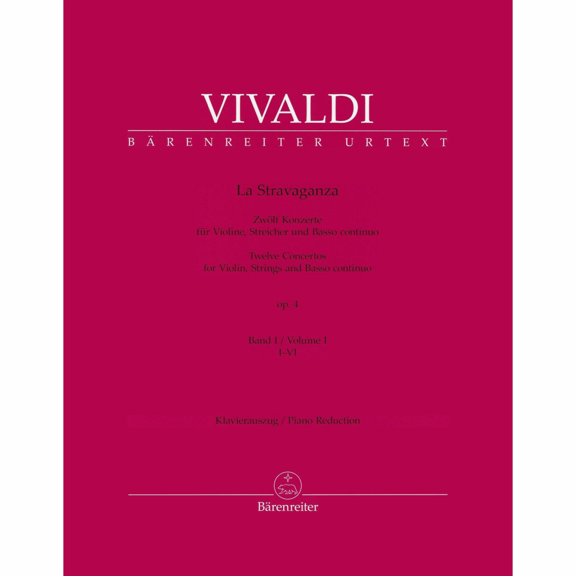 Vivaldi -- La Stravaganza, Op. 4 for Violin and Piano