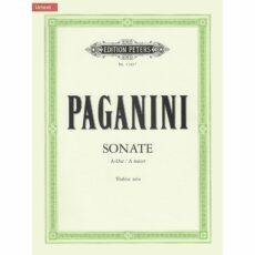 Paganini -- Sonata in A Major for Solo Violin